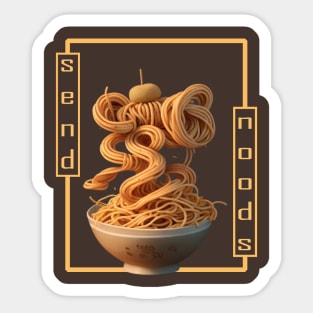 send noods Sticker